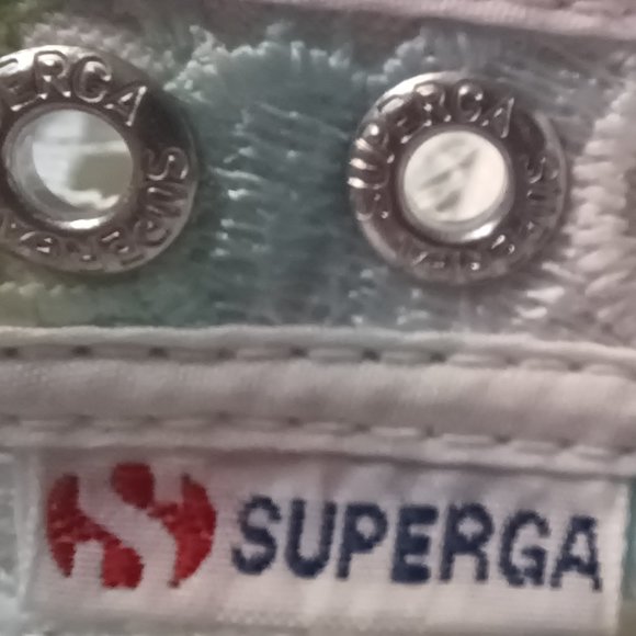 NWT Superga 2760 Macrame Tie Dye Sneakers US sz 7 / EU sz 37.5 - Picture 5 of 7